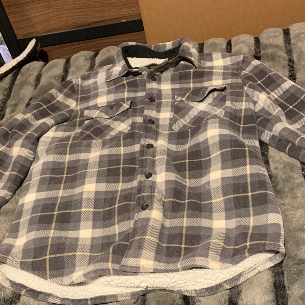 #225 Plaid Button-Up Shirt